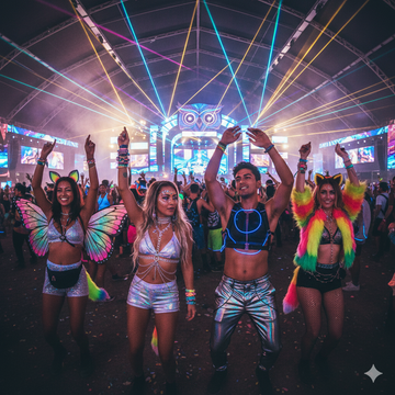 EDC Outfits: Electric Daisy Carnival Fashion