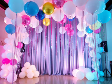 Elegant party decoration setup