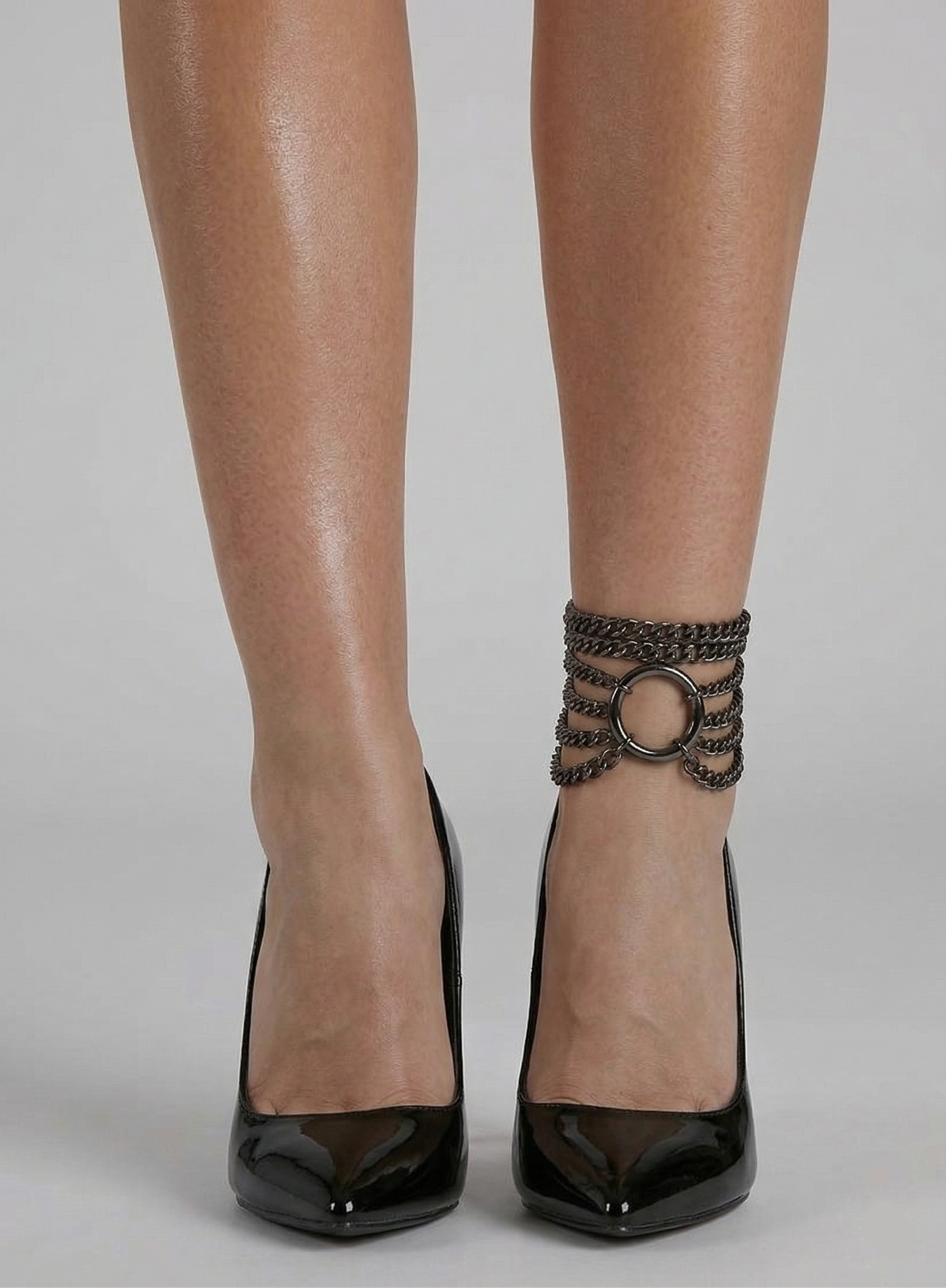 Gothic Ankle Cuff - side view