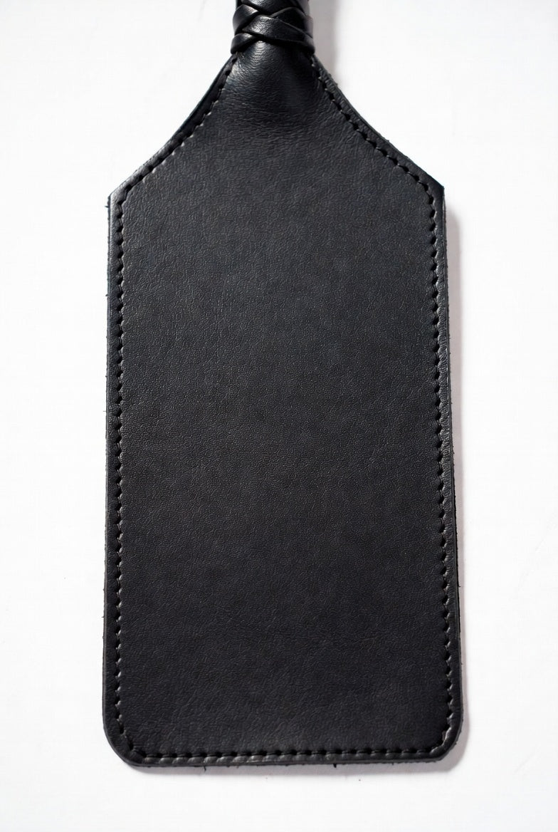 Handcrafted genuine leather spanking paddle for BDSM impact play